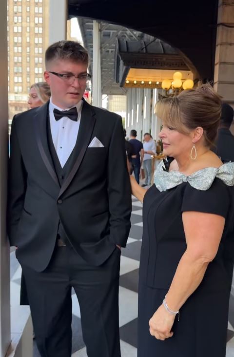 Sad couple at wedding