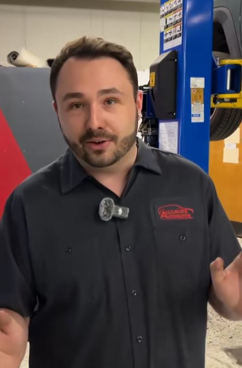 Man talking about cars