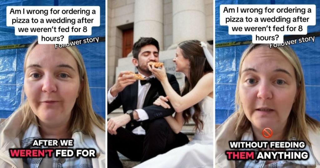 Ordering pizza to wedding