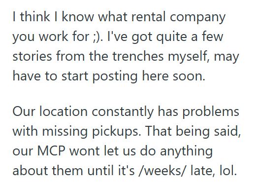 Rental Car 1 Rental Car Associate Unsuccessfully Tried To Recover A Pickup After A Customer’s Card Was Declined, So Corporate Stepped In And Declared The Vehicle Stolen