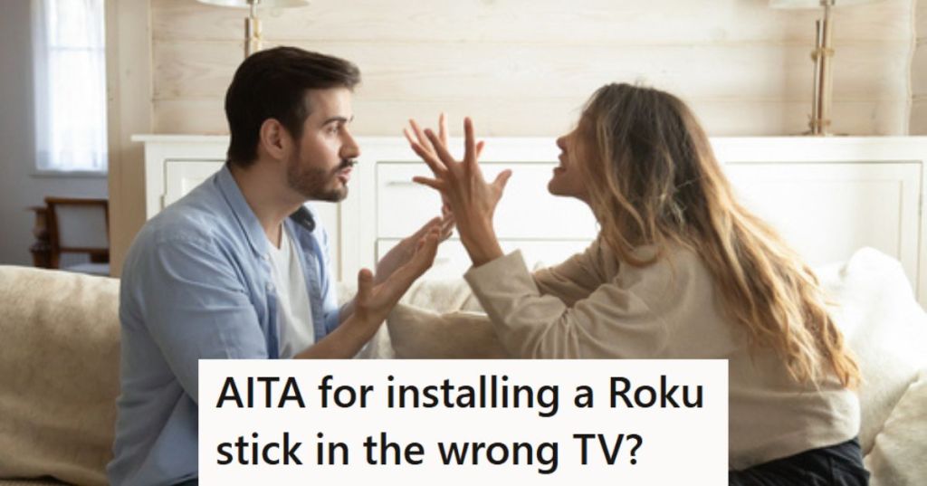 Man and woman arguing