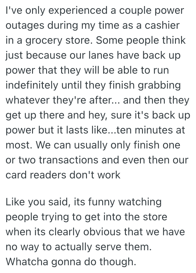 Screen Shot 2025 09 19 at 9.34.36 PM The Power Was Out At Their Store, So Employees Amused Themselves Watching Customers Smack Into The Immobile Front Doors