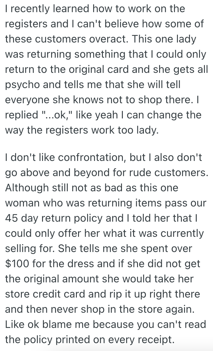 Screen Shot 2025 09 20 at 10.08.12 AM A Customer Was Angry She Had To Provide ID For A Purchase, So She Berated The Cashier Until She Was In Tears
