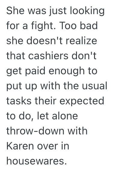 Screen Shot 2025 09 22 at 11.49.33 AM A Craft Store Customer Was Mad About Having To Wait, And Then She Accused A Very Confused Cashier Of Throwing A Receipt