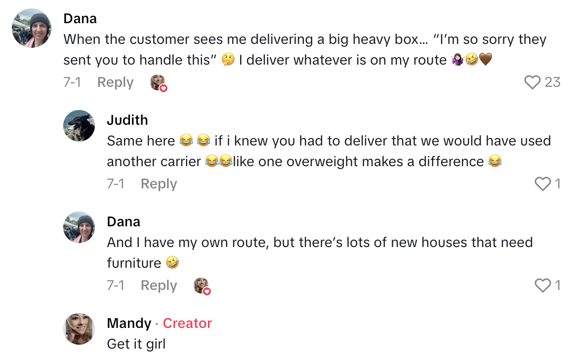 Screenshot 2025 09 01 at 1.41.48 PM UPS Employee Shows How Many Deliveries She Has To Make During A Workday