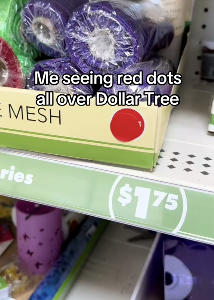 items in a dollar store