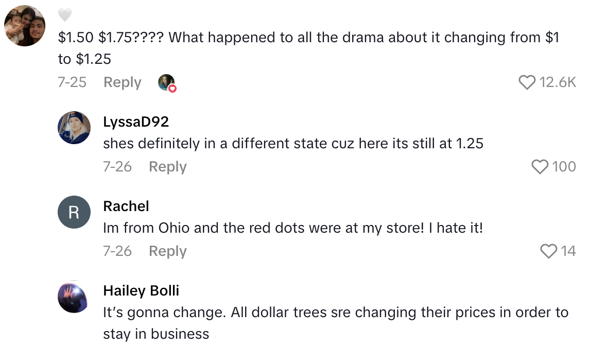 Screenshot 2025 09 01 at 11.27.55 AM A Customer Called Out Dollar Tree For Raising Prices On Some Items