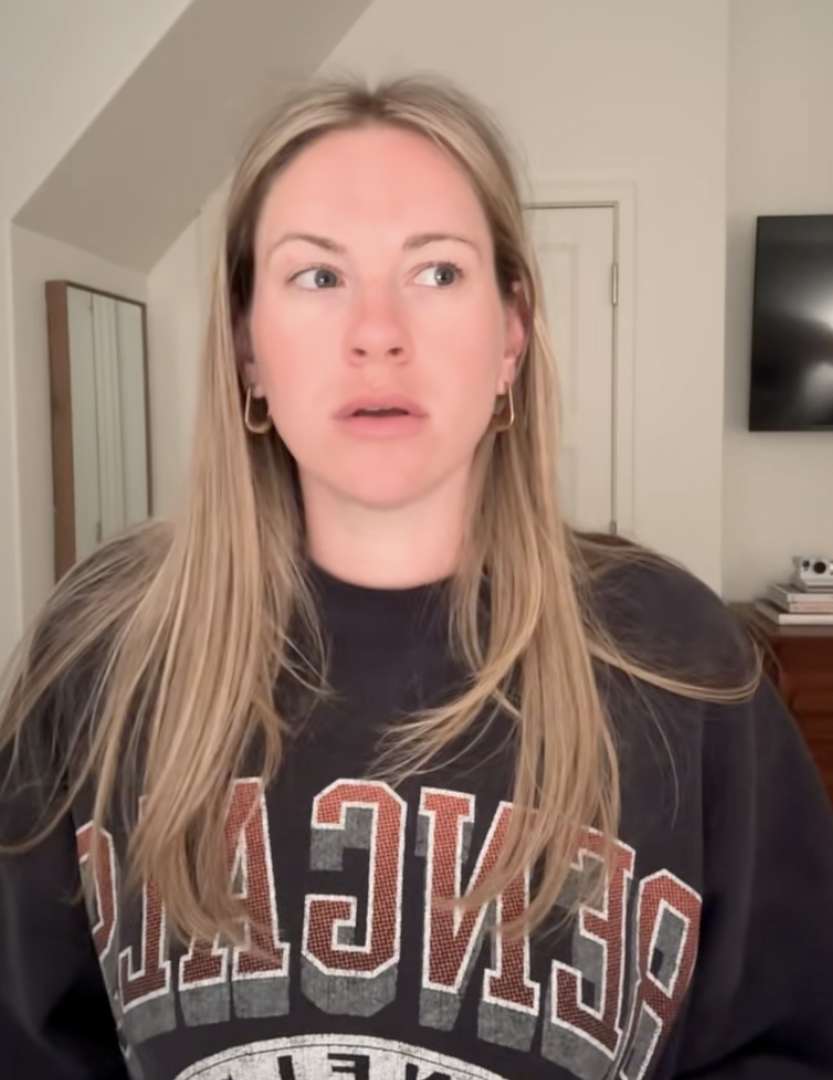 woman talking to tiktokkers