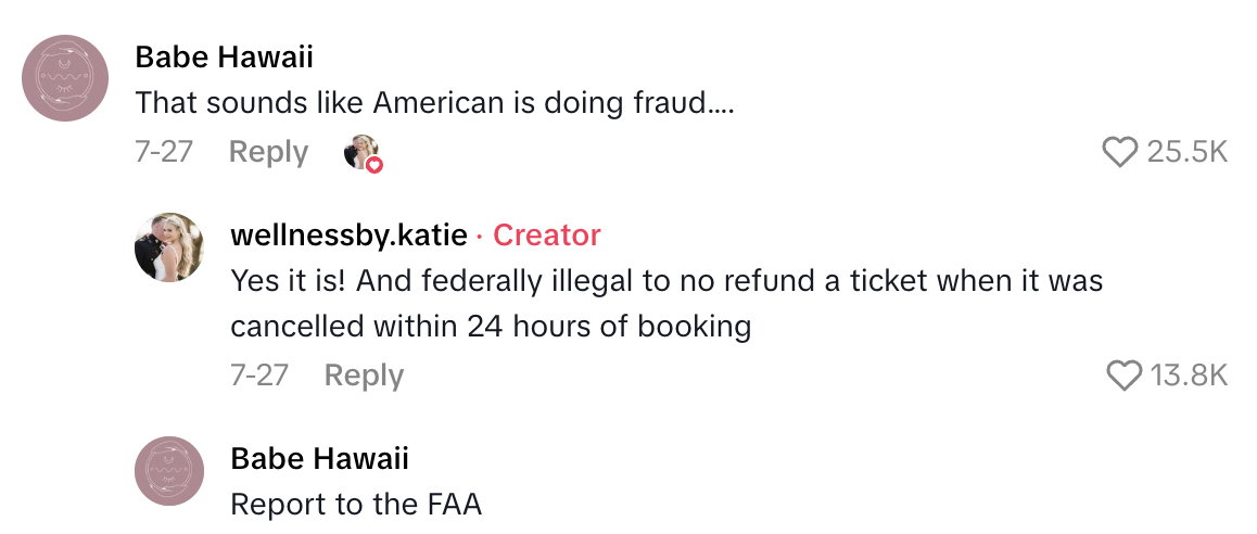 Screenshot 2025 09 01 at 4.35.07 PM American Airlines Traveler Said They Accidentally Charged Her $3,600 And She Cant Get A Refund