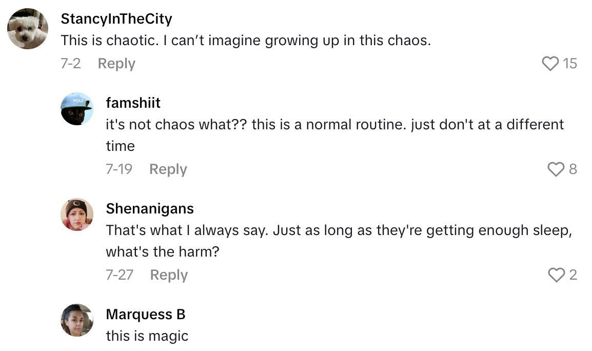 Screenshot 2025 09 01 at 4.39.45 PM A Mom Showed The Nighttime Routine For Her And Her Night Owl Family