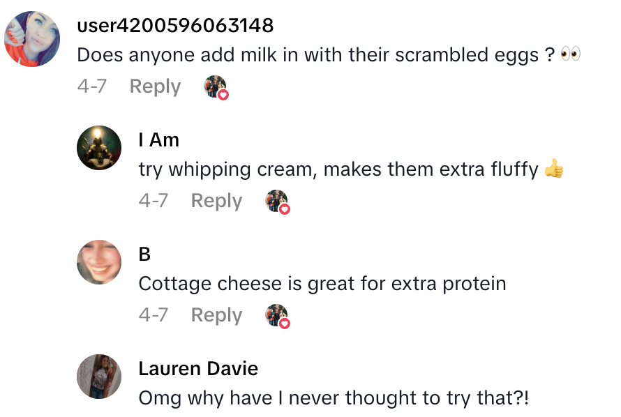 Screenshot 2025 09 01 at 5.11.21 PM Blackstone Grill Owner Shows How He Cooks Scrambled Eggs With Ease.   You don’t have to beat these things with a fork.