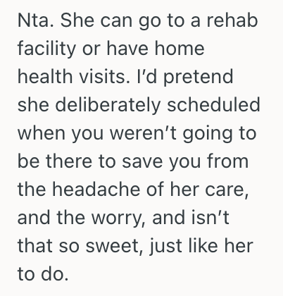 Screenshot 2025 09 01 at 5.48.03 PM Her Mother In Law Scheduled A Surgery At The Exact Same Time Of Their Travel, So Shes Being Pressured To Cancel Her Trip With Her Husband