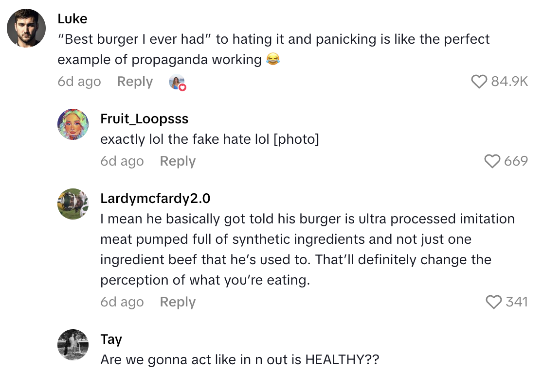 Screenshot 2025 09 01 at 5.51.47 PM In N Out Burger Fan Tricked Her Dad Into Eating A Vegan Burger From The Restaurant