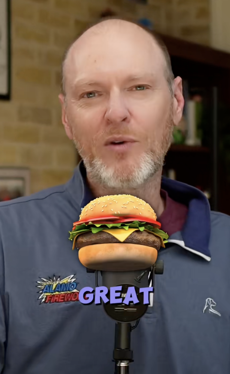 man talking about whataburger