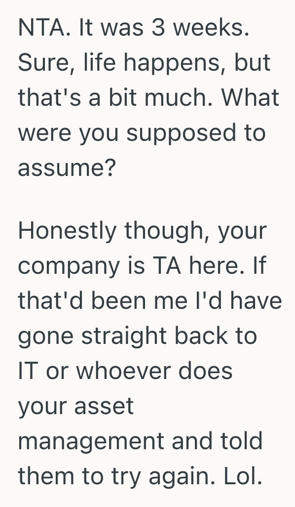 Screenshot 2025 09 02 at 3.37.17 PM Her Work MacBook Came Locked With The Previous Owner’s Account, So After Sending It Back To The Owner, She Had To Threaten Legal Action To Get It Back