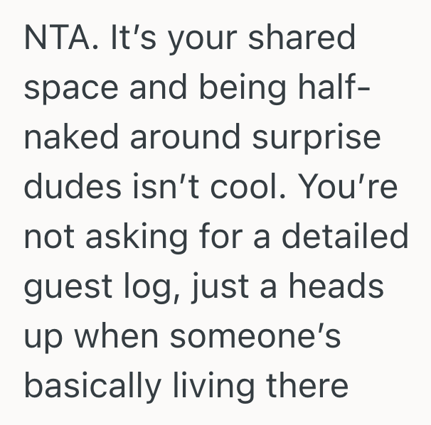 Screenshot 2025 09 02 at 8.30.29 PM Female Roommates Find Themselves In Awkward Situations When They Dont Realize A Boyfriend Is Over, So They Want To Be Notified Beforehand