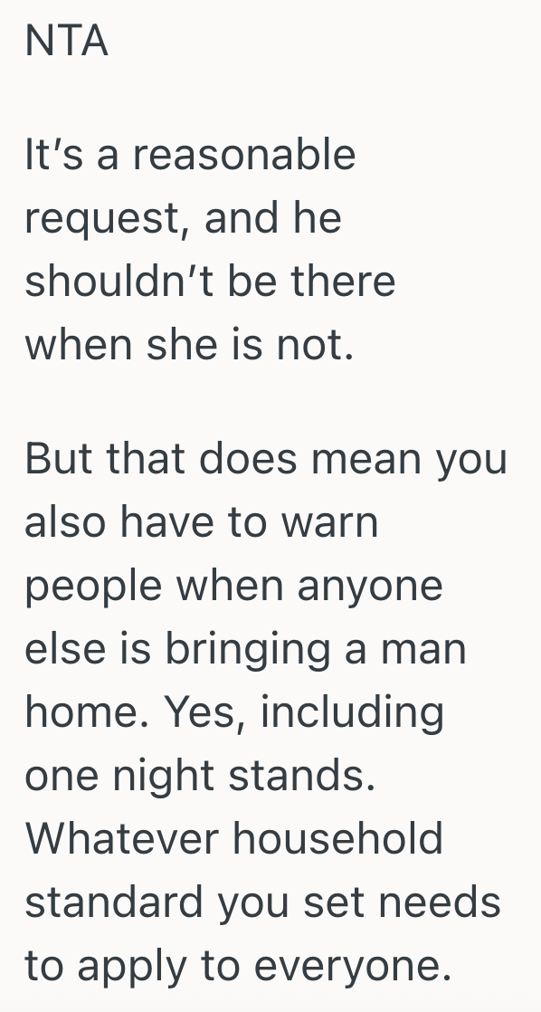 Screenshot 2025 09 02 at 8.30.52 PM Female Roommates Find Themselves In Awkward Situations When They Dont Realize A Boyfriend Is Over, So They Want To Be Notified Beforehand