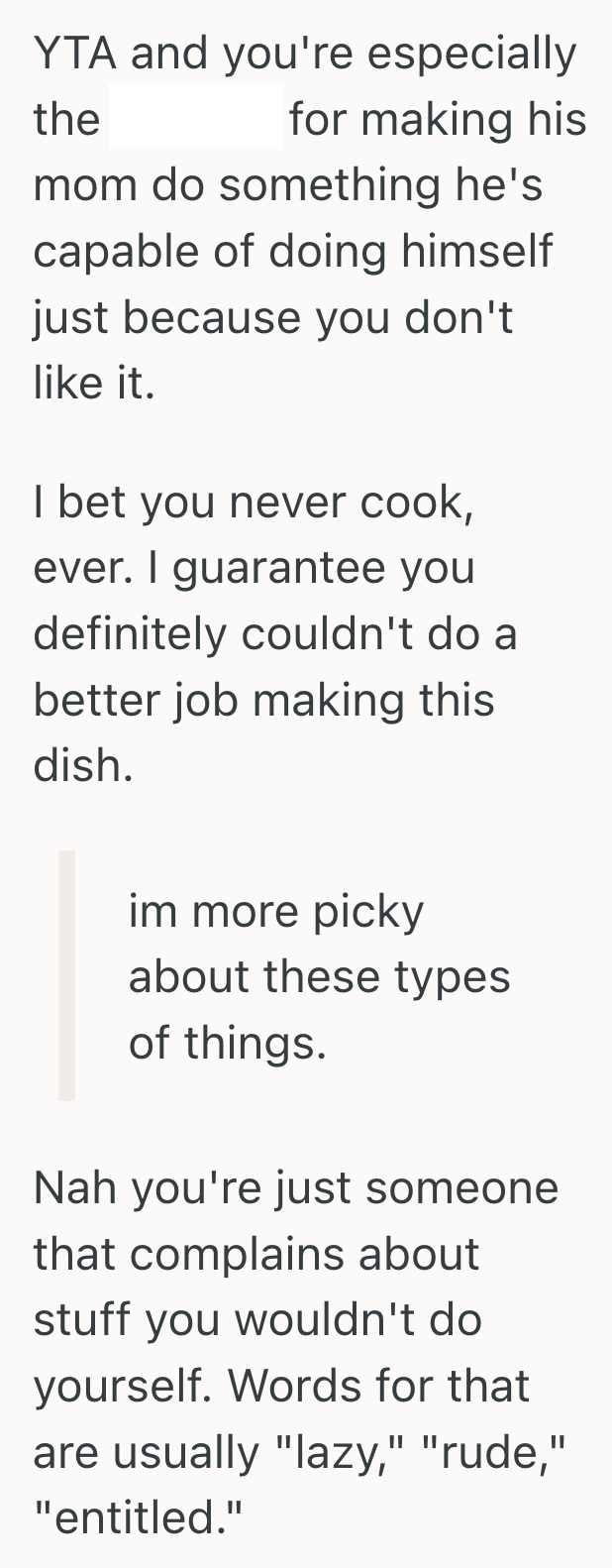 Screenshot 2025 09 03 at 2.13.03 PM His Fifteen Year Old Son Cooked Him A Special Meal To Show He Cared, But He Criticized Every Bite