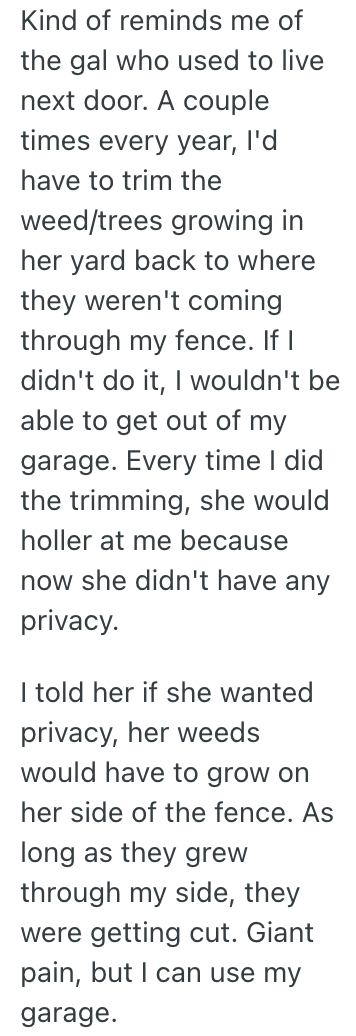 Screenshot 2025 09 04 at 10.01.53 AM Woman Tried To Trick Neighbors Into Trimming Their Tree, So They Ended Up Cutting The Whole Tree Down To Spite Her