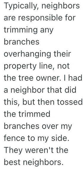 Screenshot 2025 09 04 at 10.02.00 AM Woman Tried To Trick Neighbors Into Trimming Their Tree, So They Ended Up Cutting The Whole Tree Down To Spite Her