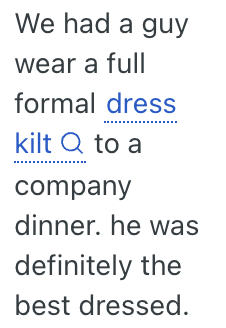 Screenshot 2025 09 04 at 10.31.52 AM He Was Told He Couldnt Have A Fan At His Desk During The Summer To Cool Off, So He Started Wearing A Kilt To Work
