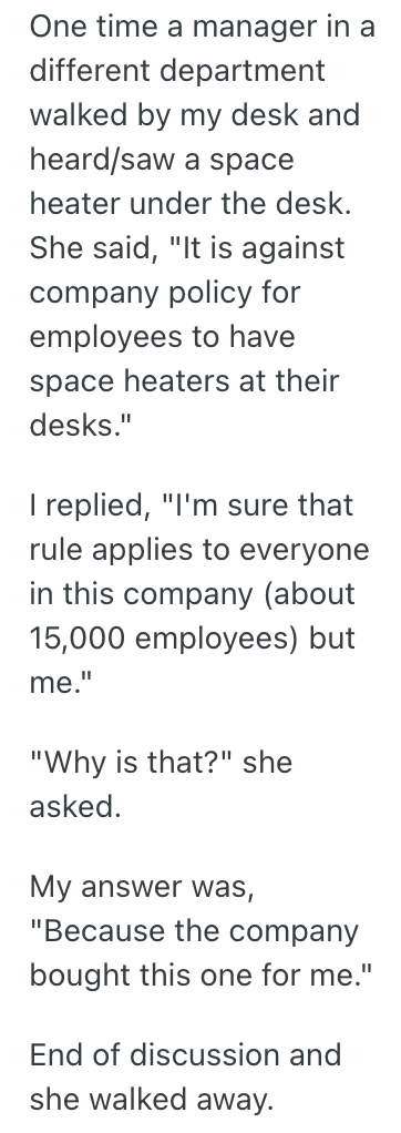 Screenshot 2025 09 04 at 10.32.44 AM He Was Told He Couldnt Have A Fan At His Desk During The Summer To Cool Off, So He Started Wearing A Kilt To Work