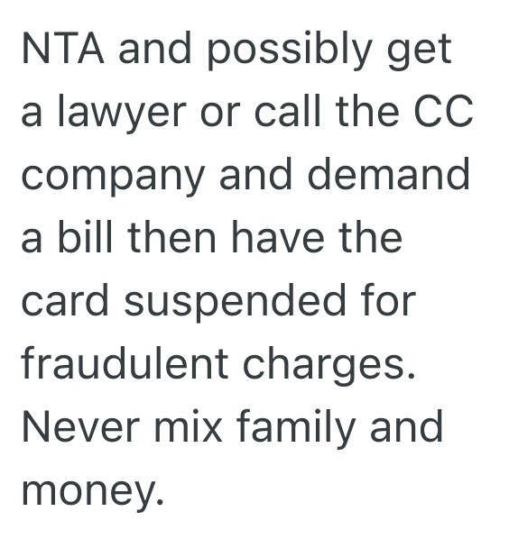 Screenshot 2025 09 04 at 10.44.12 PM Her Brother Failed To Pay Off A Credit Card With Her Name On It, So She Didnt Congratulate Him On His Engagement