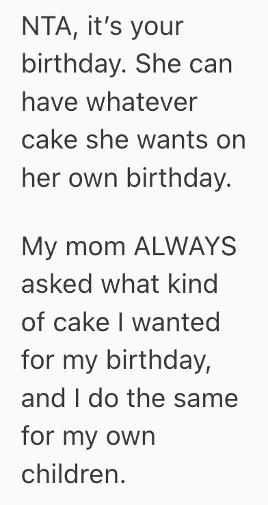 Screenshot 2025 09 04 at 11.54.03 AM She Wants Chocolate Cake Every Year For Her Birthday, But Her Mom Desperately Wants Her To Choose A Different Flavor