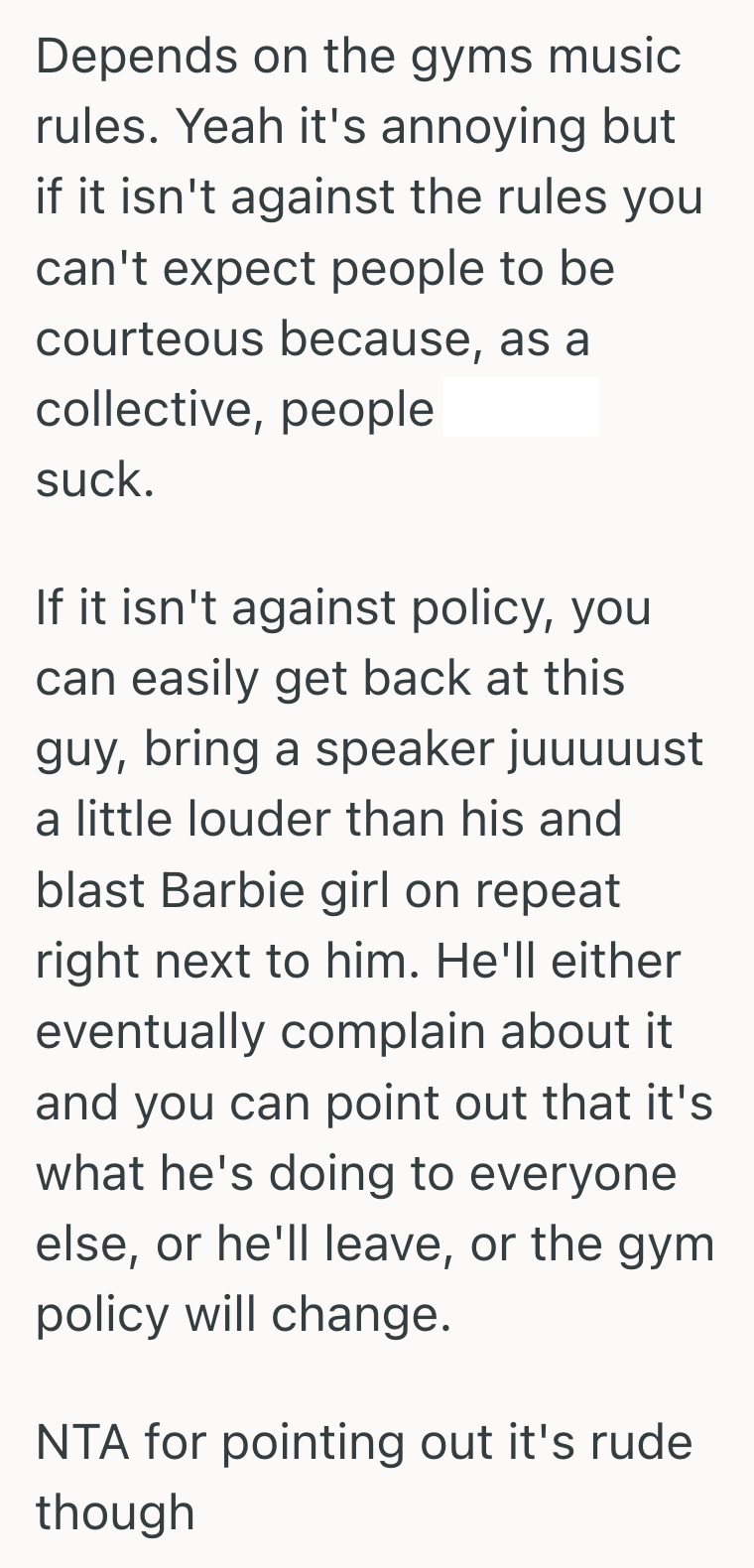 Screenshot 2025 09 04 at 11.57.39 AM Inconsiderate Gym Goer Chose To Blast His Music For The Whole Gym To Hear, But Then He Threw A Tantrum When Someone Called Him Out For It