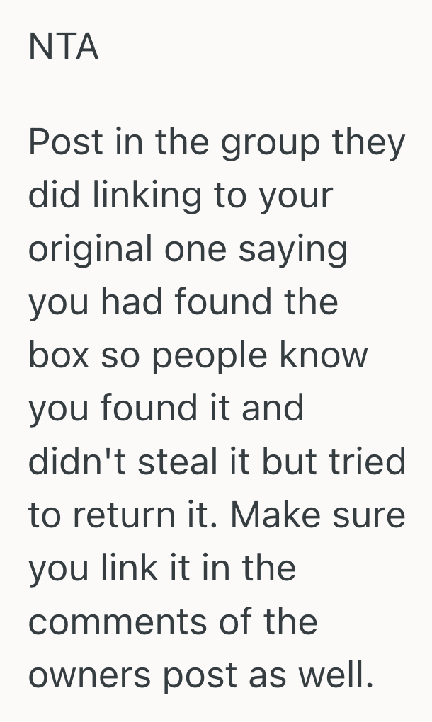 Screenshot 2025 09 04 at 12.09.46 PM Concerned Resident Retrieved A Lost Tackle Box To Help Out Their Neighbors, So They Were Shocked When Those Neighbors Accused Them Of Stealing It