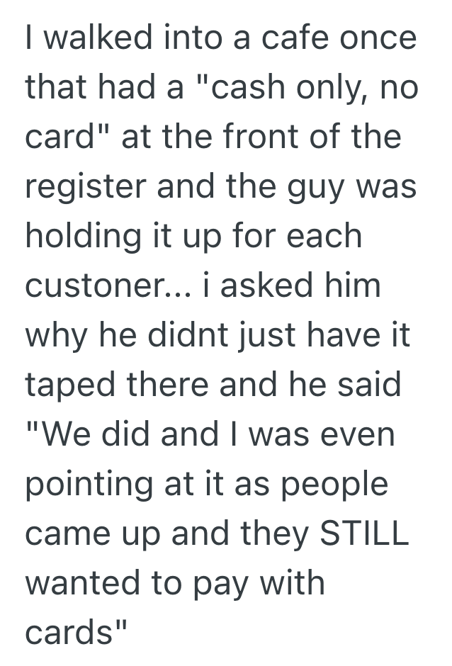 Screenshot 2025 09 04 at 7.45.39 PM Store Was Temporarily Only Able To Accept Cash Payments, But A Lot Of Customers Failed To Read The Signs