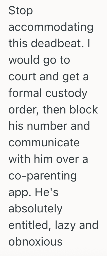 Screenshot 2025 09 04 at 9.05.13 AM Ex Only Takes Children When Its Convenient For Him, Leaving The Mother Questioning Their Arrangement