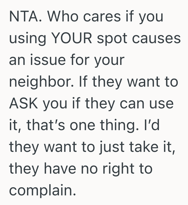 Screenshot 2025 09 05 at 10.24.31 AM Her Apartment Comes With A Reserved Parking Spot, But Someone Else Keeps Parking There