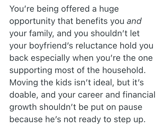 Screenshot 2025 09 05 at 10.58.22 AM Woman Was Offered A Big Promotion At Work With Higher Pay, But Her Boyfriend Didnt Want Her To Accept It