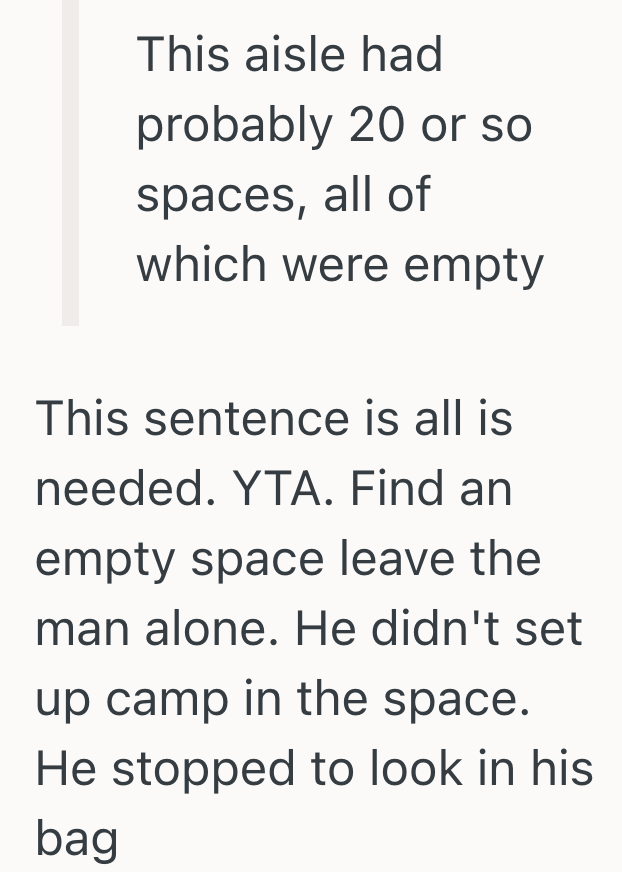 Screenshot 2025 09 05 at 11.04.07 AM Man Was Crouched Down In A Parking Spot Looking In His Backpack, So A Driver Honked To Get Him To Move Out Of The Way