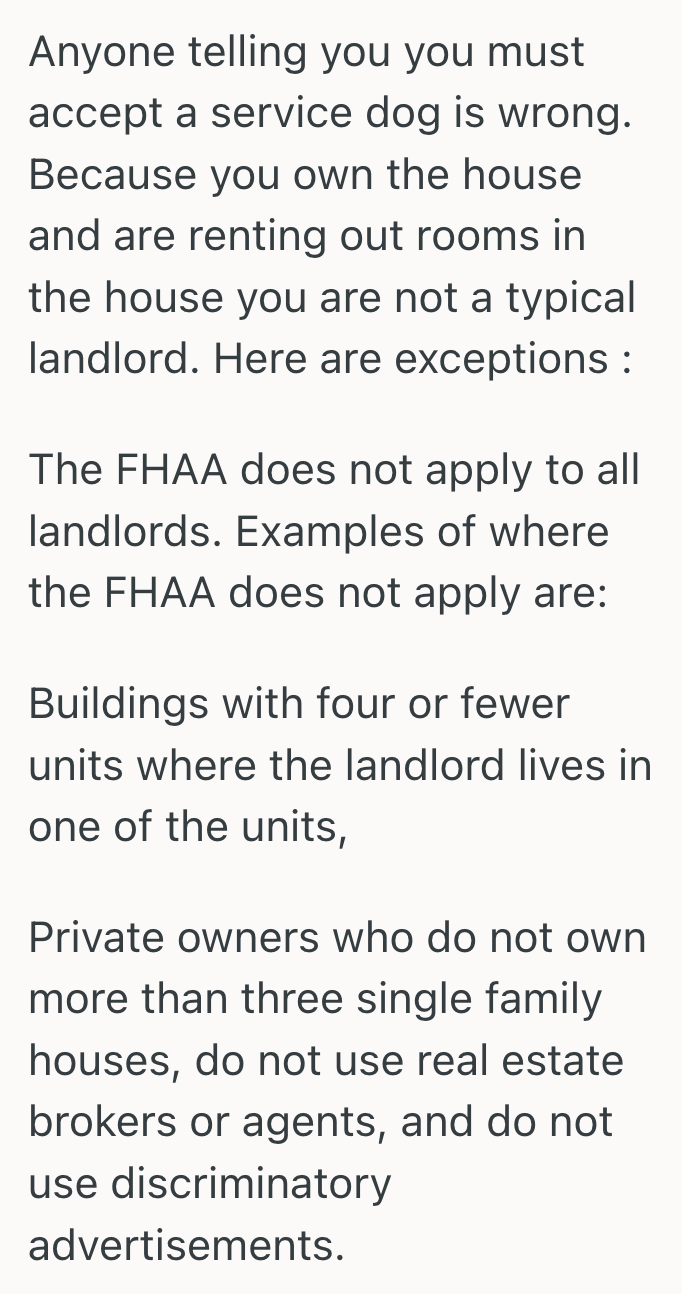 Screenshot 2025 09 05 at 11.42.47 AM Homeowner Turned Landlord Tried To Keep His Home Pet Free, But When He Refused His Tenants Service Dog, He Accused Him Of Discrimination
