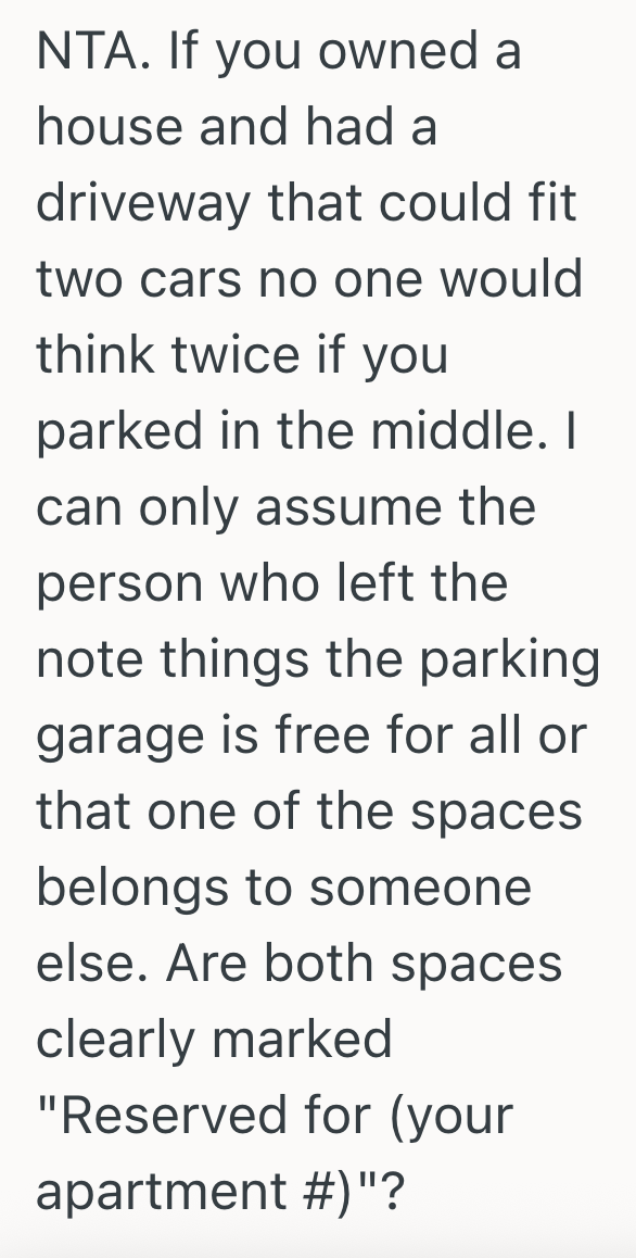 Screenshot 2025 09 05 at 12.34.30 PM Couple Only Has One Car, But Since They Have Two Parking Spots, They Park In The Middle Of The Two Spots
