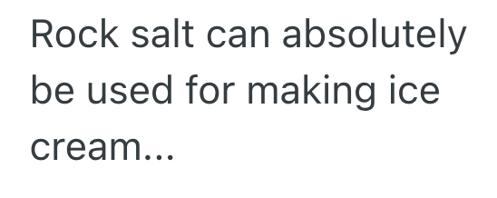 Screenshot 2025 09 05 at 7.44.50 PM A Customer Asked Her Where The Rock Salt Is, But Now Shes Very Concerned About Him Using It To Make Ice Cream