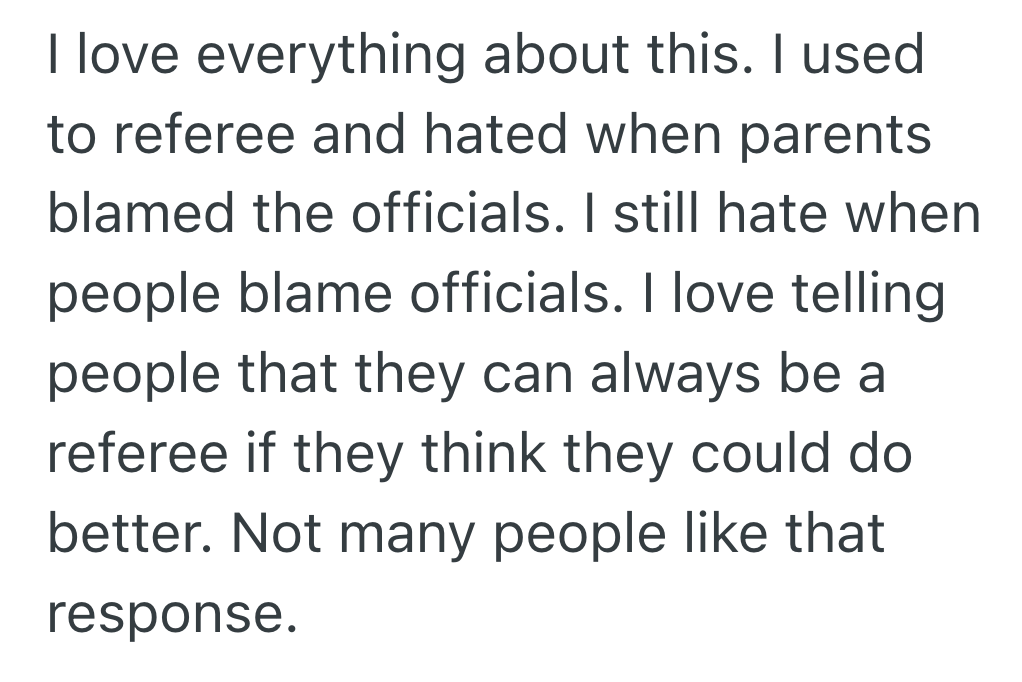 Screenshot 2025 09 05 at 8.26.10 PM A Parent Of A Player Kept Claiming He Could Be A Better Referee, So The Referee Let Him Try It