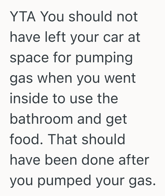 Screenshot 2025 09 06 at 1.34.11 PM Gas Station Customer Parks At A Pump While Going Inside To Use The Restroom, But Two Other Drivers Were Really Upset About This