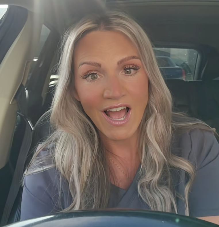 woman talking to tiktok viewers