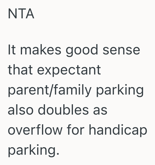 Screenshot 2025 09 06 at 11.36.28 AM All Of The Disabled Parking Spots Were Taken, So A Driver Parked In An Expectant Mother Parking Spot Instead