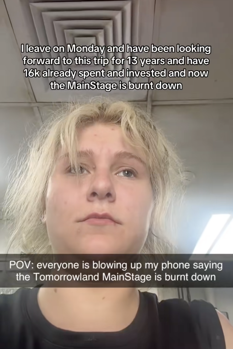 woman talking to tiktokkers