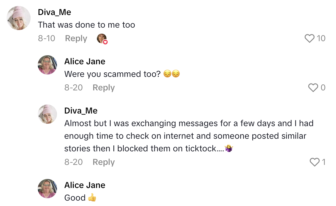 Screenshot 2025 09 06 at 8.52.52 AM A New Profile Picture Scam Is Going Around, And This TikTokker Explained How She Almost Fell Victim To It