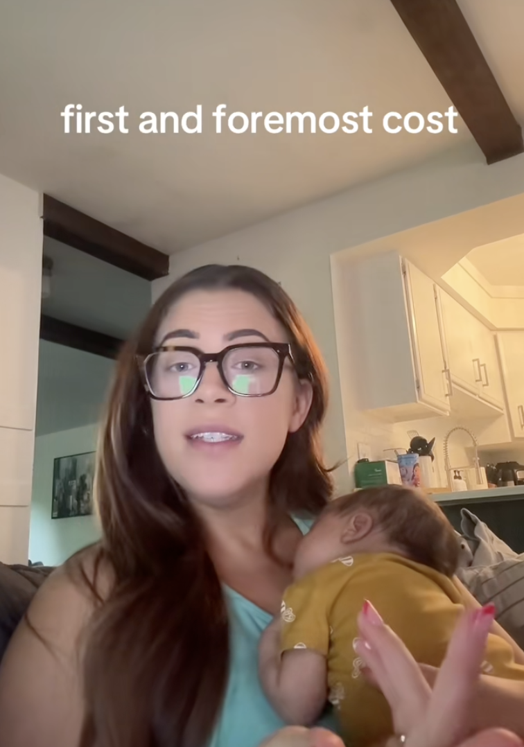 woman talking to tiktokkers