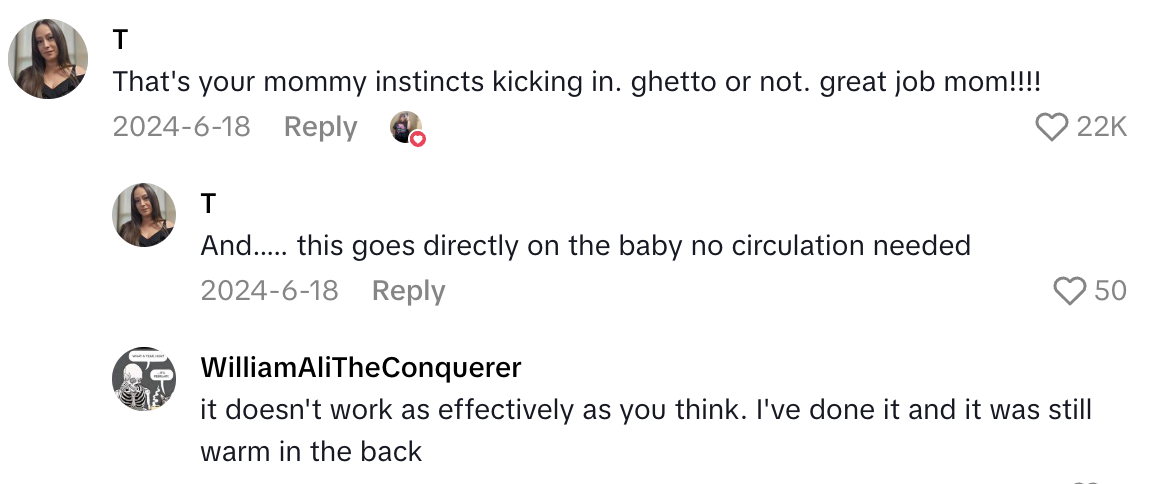 Screenshot 2025 09 07 at 3.21.16 PM A Mom Showed How She Cools Off Her Baby In The Back Of Her Car With A Dollar Tree Hack