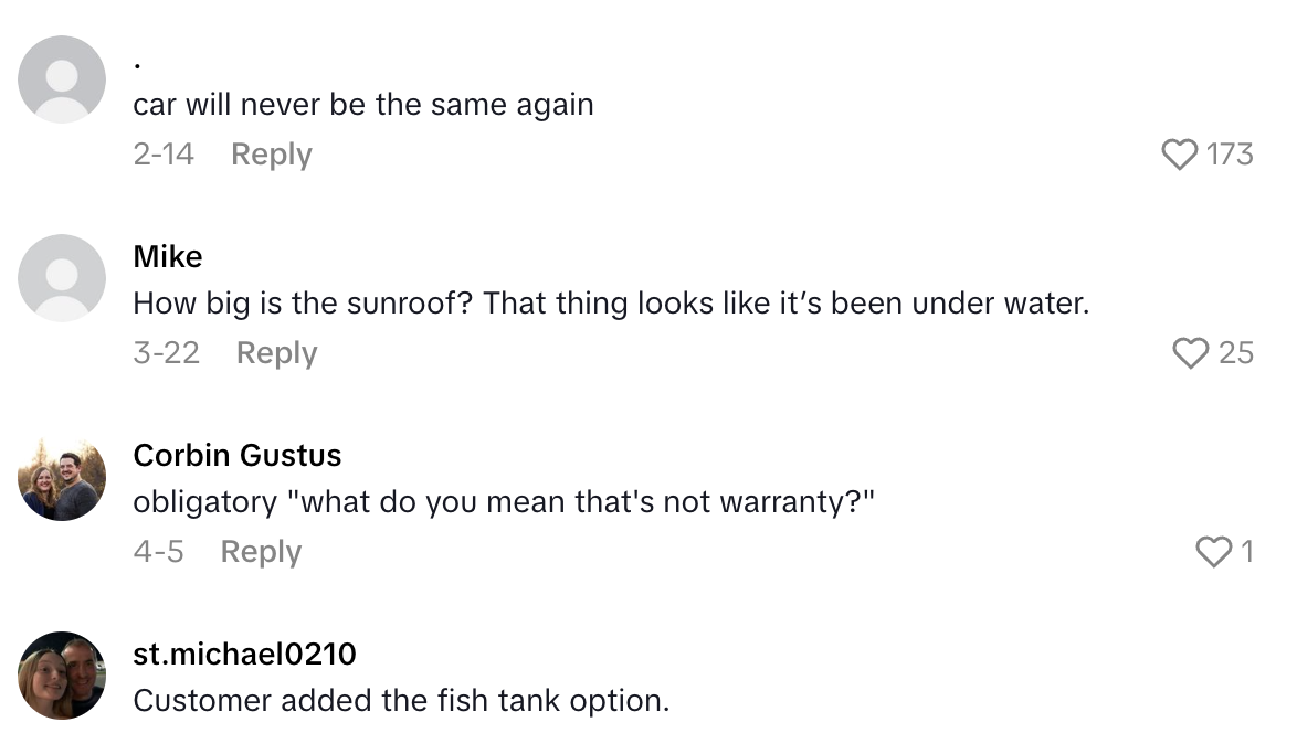 Screenshot 2025 09 07 at 5.52.34 PM A Driver Left The Sunroof Of His Mercedes Open And It Caused A Lot Of Problems