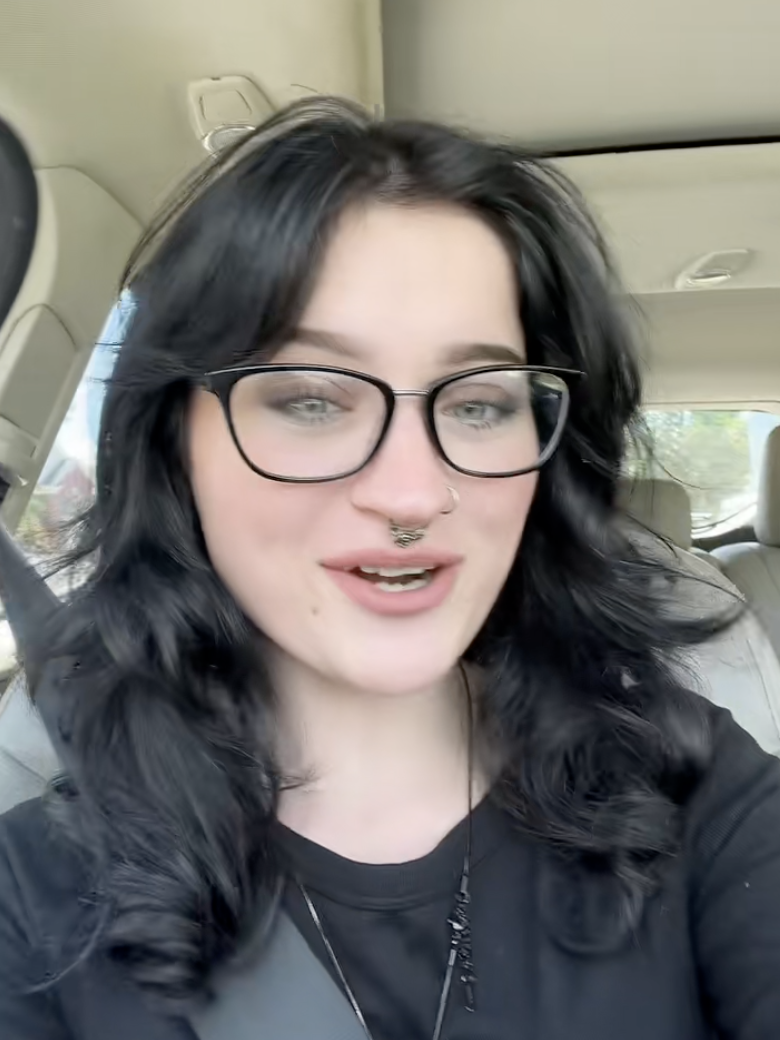 woman talking to tiktokkers