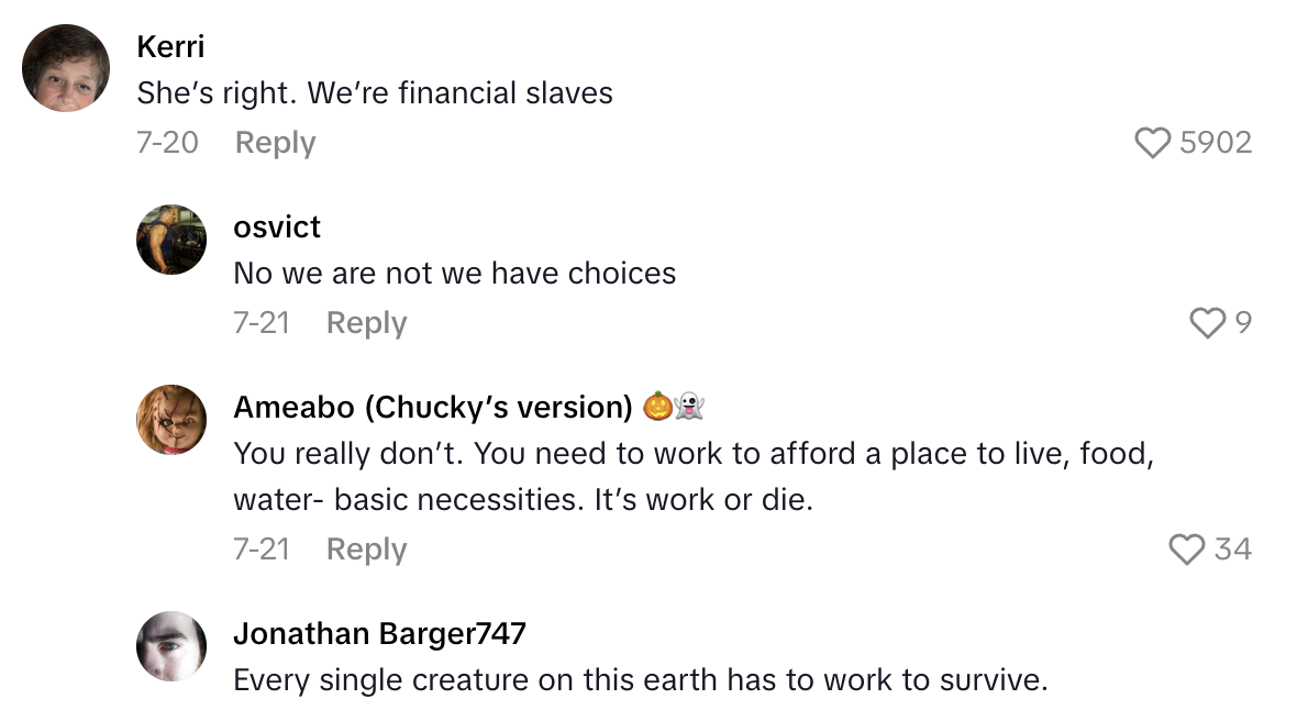 Screenshot 2025 09 07 at 7.06.22 PM A Mom Said That Her Daughter Told Her She Doesnt Like Working Five Days A Week At Her Job