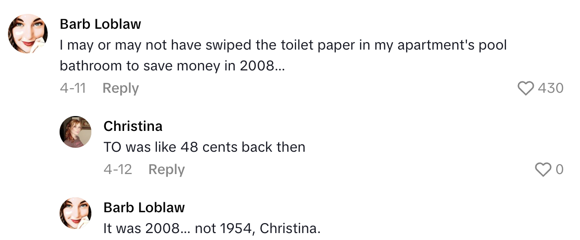 Screenshot 2025 09 07 at 7.12.39 PM A TikTokker Talked About The Unusual Ways People Saved Money During The 2008 Recession.   Create an email address specifically to share with family members...